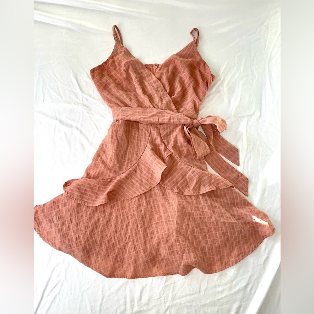 Pink Sundress with Tie